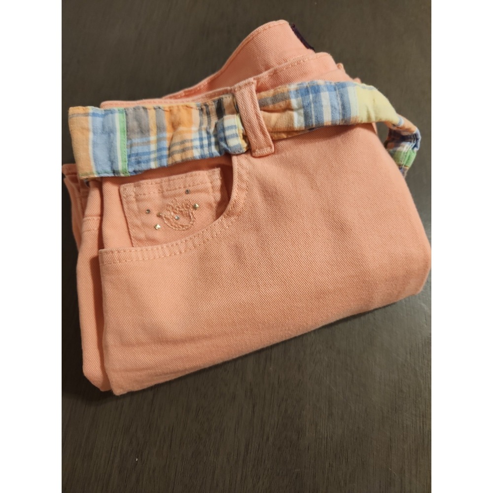 Gloria Vanderbilt Amanda Capris Women Size 6 Pink Cotton Stretch Slimming Summer - Picture 15 of 15
